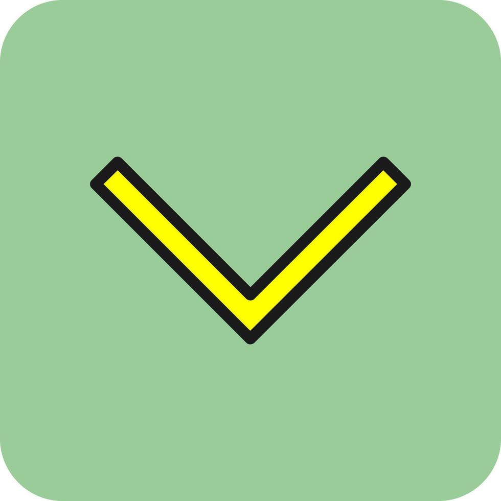 Chevron-Down-Vektor-Icon-Design vektor