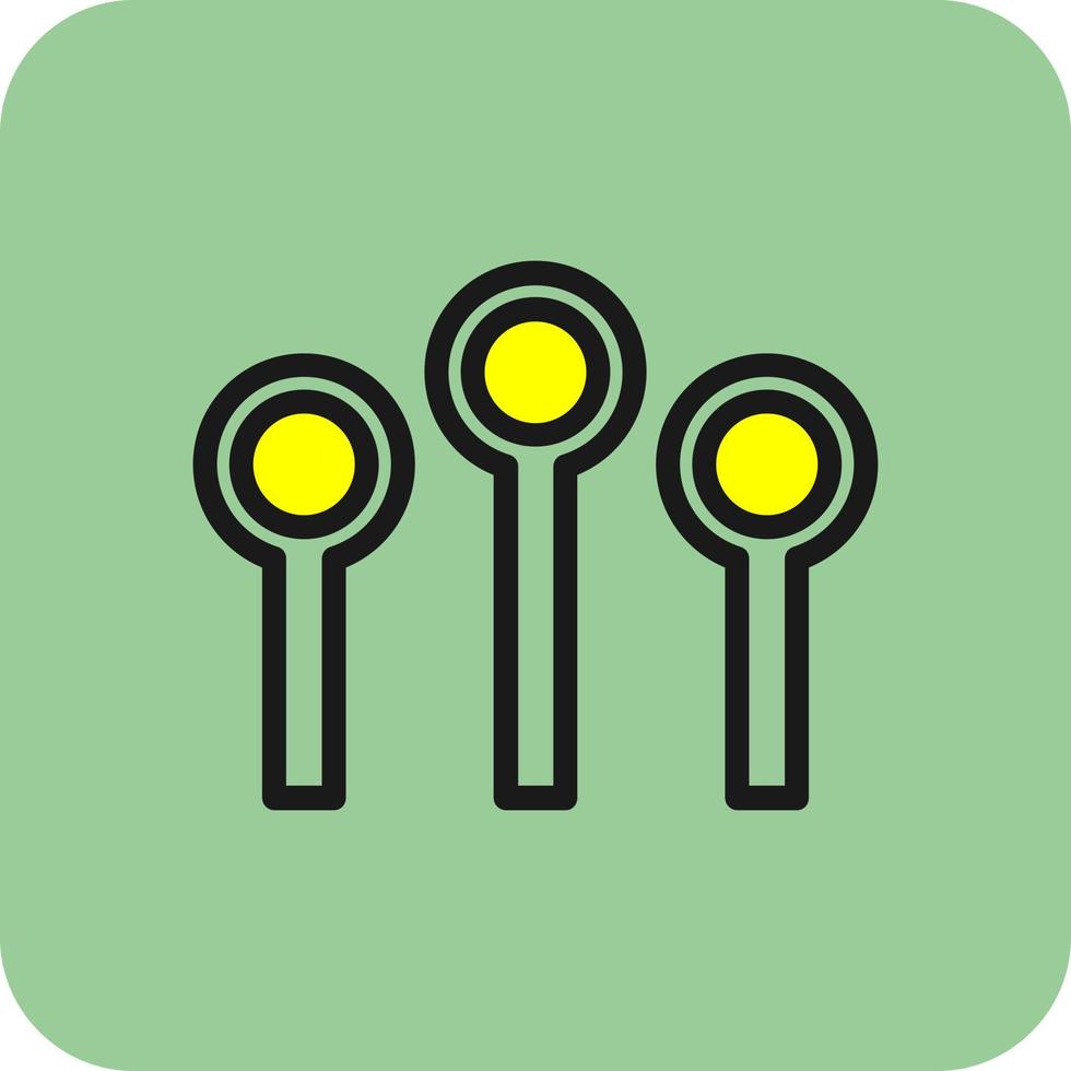 Quidditch-Vektor-Icon-Design vektor