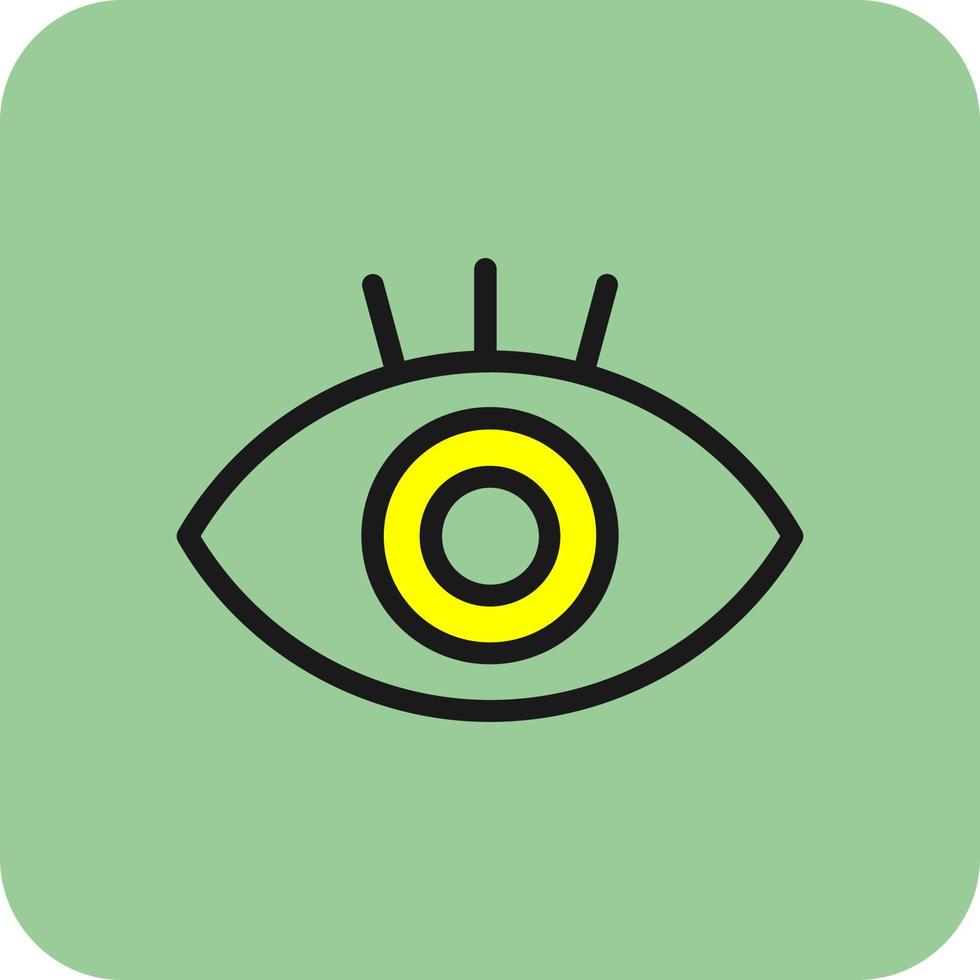 Auge-Vektor-Icon-Design vektor