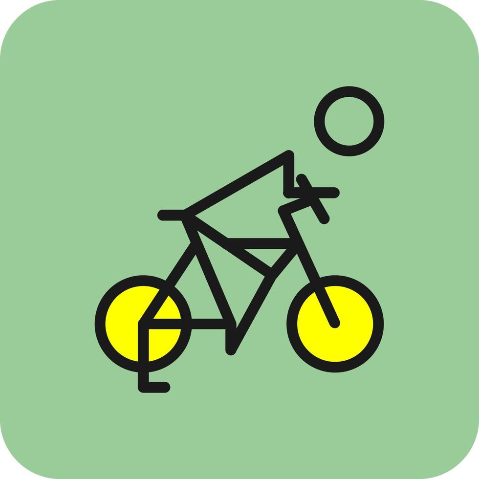 Fahrrad-Vektor-Icon-Design vektor