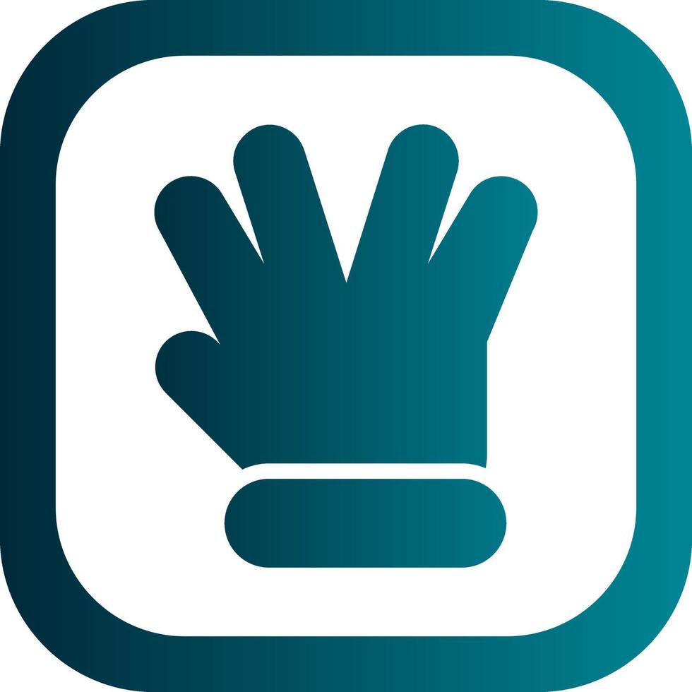 Handspock-Vektor-Icon-Design vektor