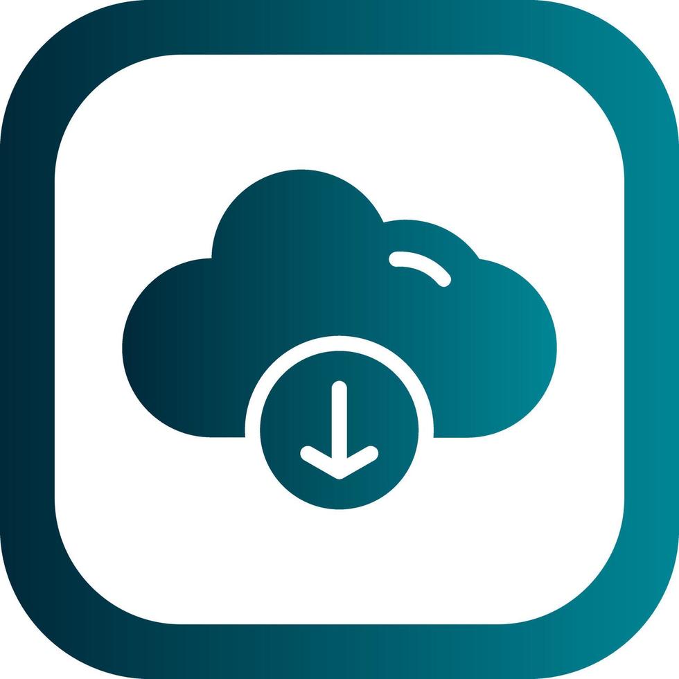 Cloud-Download-Alt-Vektor-Icon-Design vektor