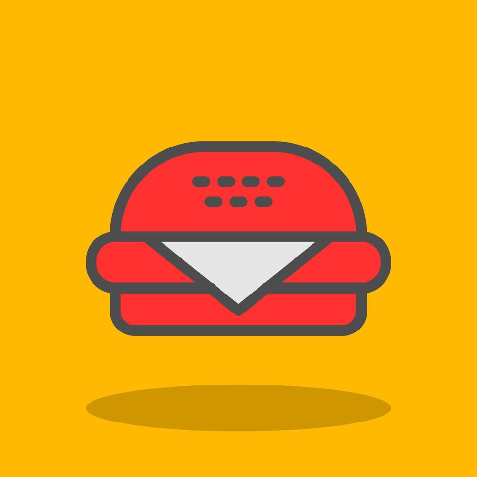 Hamburger-Vektor-Icon-Design vektor