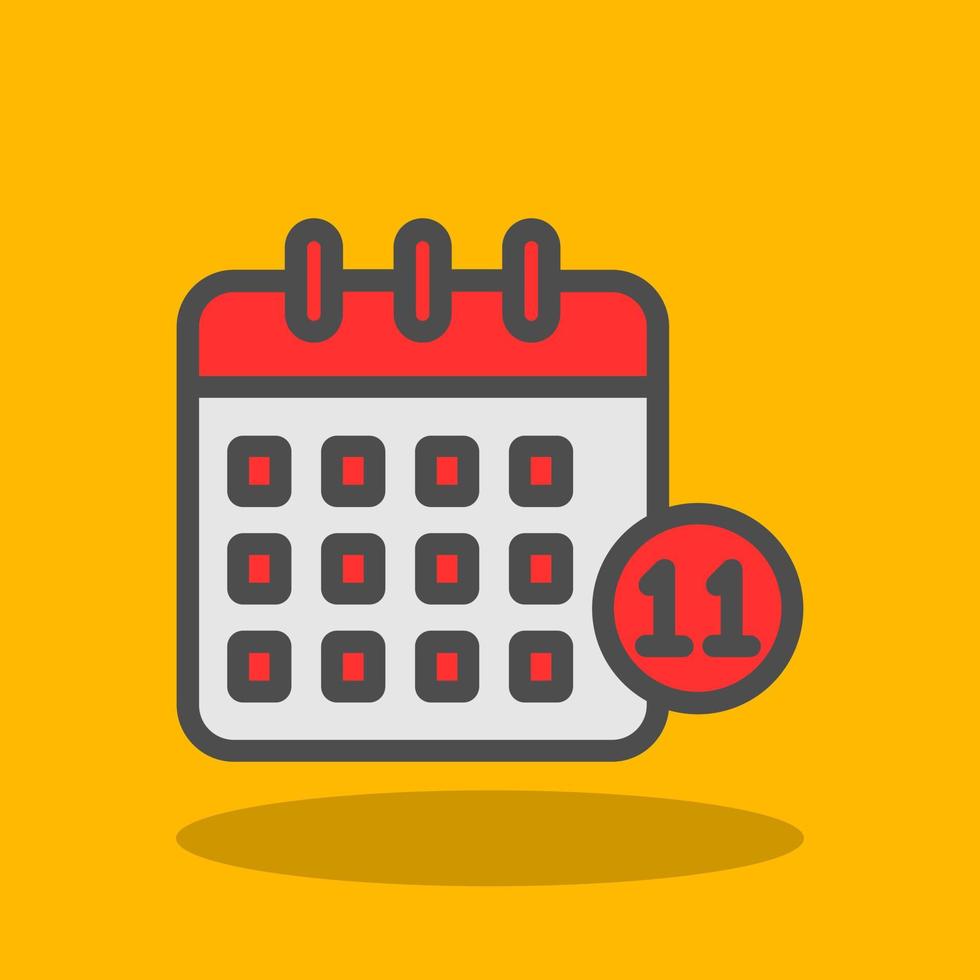 Kalender-Vektor-Icon-Design vektor