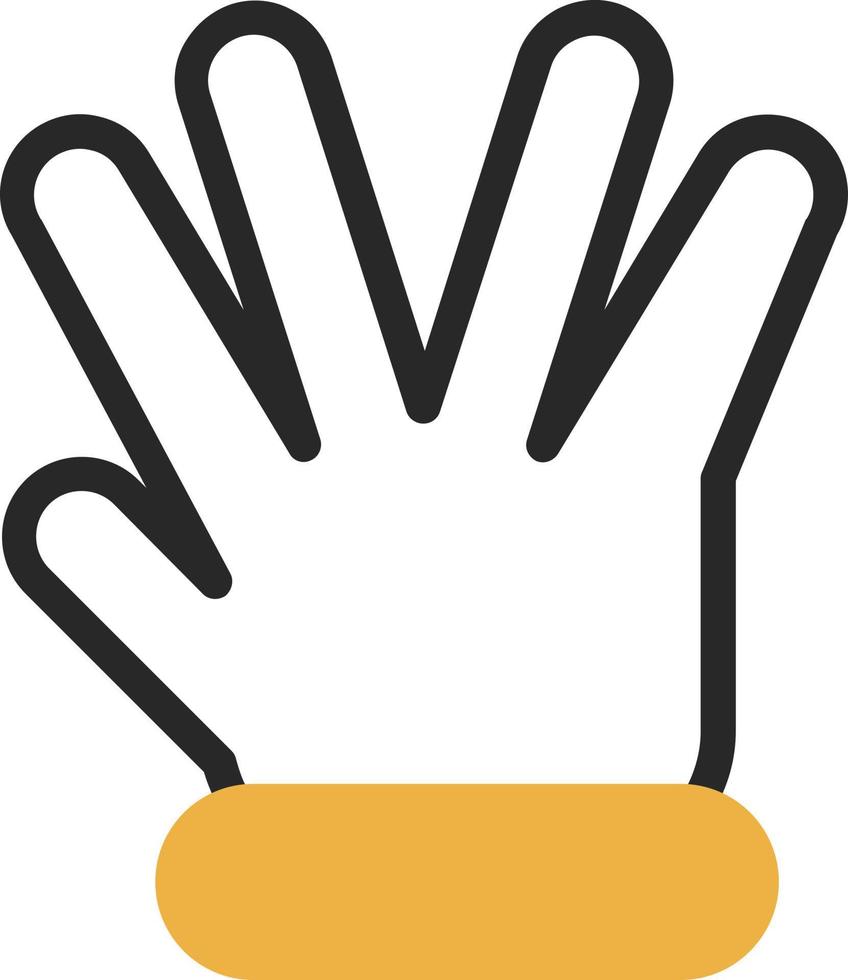 Handspock-Vektor-Icon-Design vektor