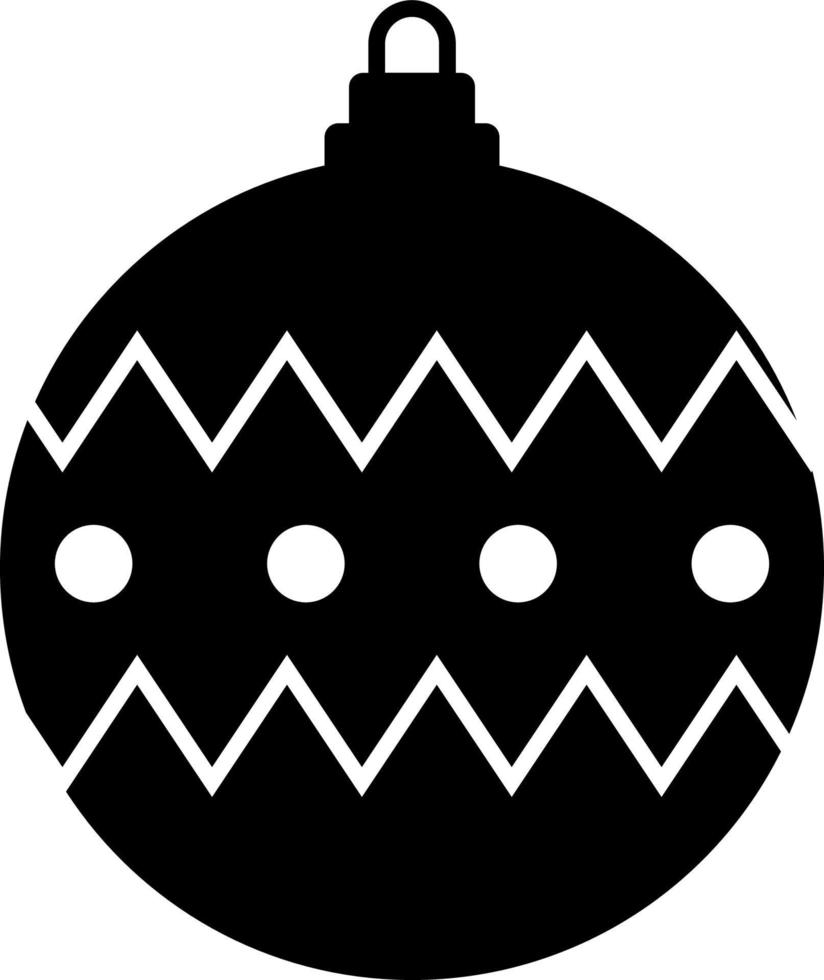 Weihnachten Ball Symbol, eben Design Beste Vektor Symbol. Vektor Symbol