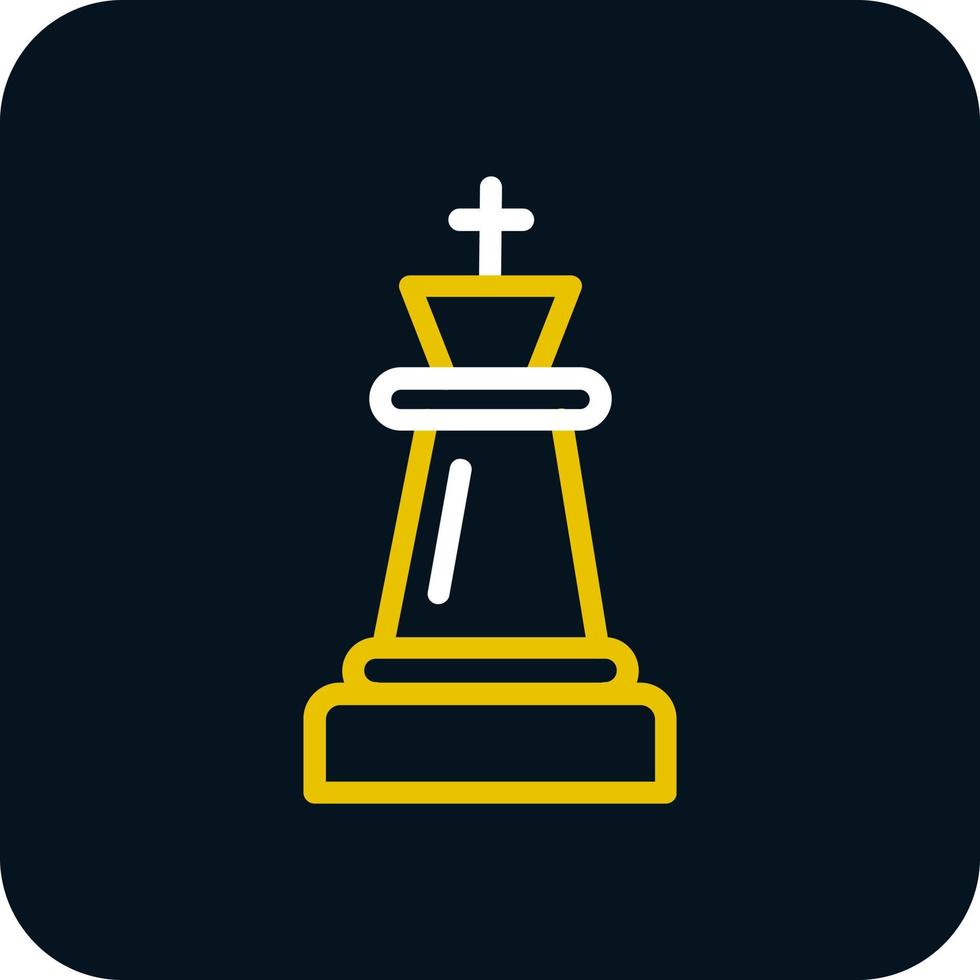 schack kung vektor ikon design