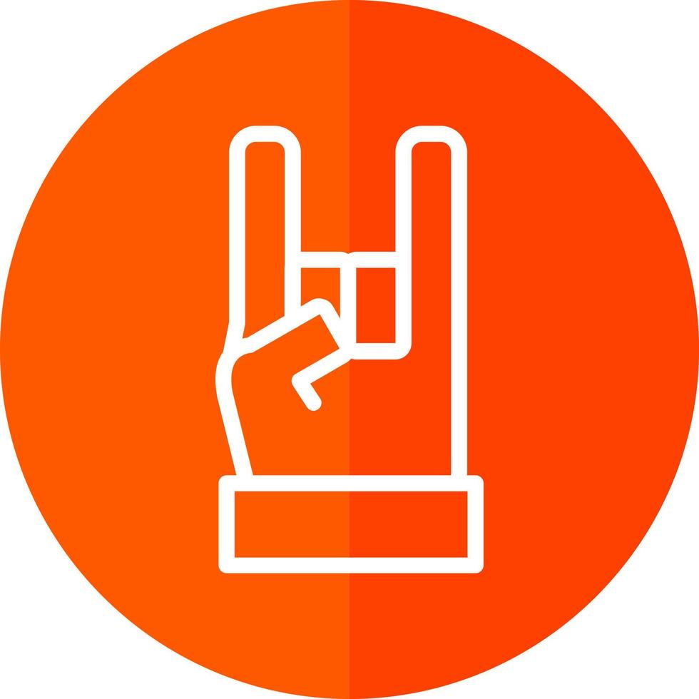 Hand-Rock-Vektor-Icon-Design vektor