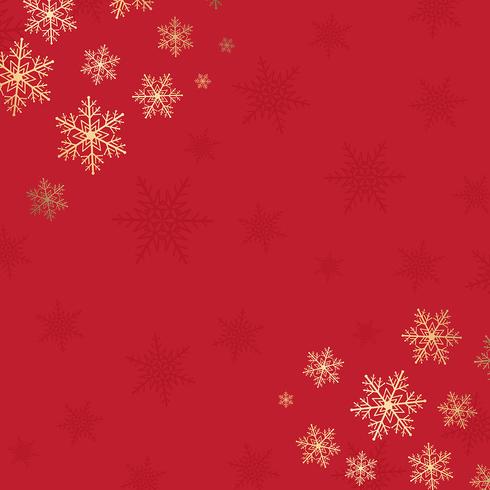 Weihnachtsschneeflocken Hintergrund vektor