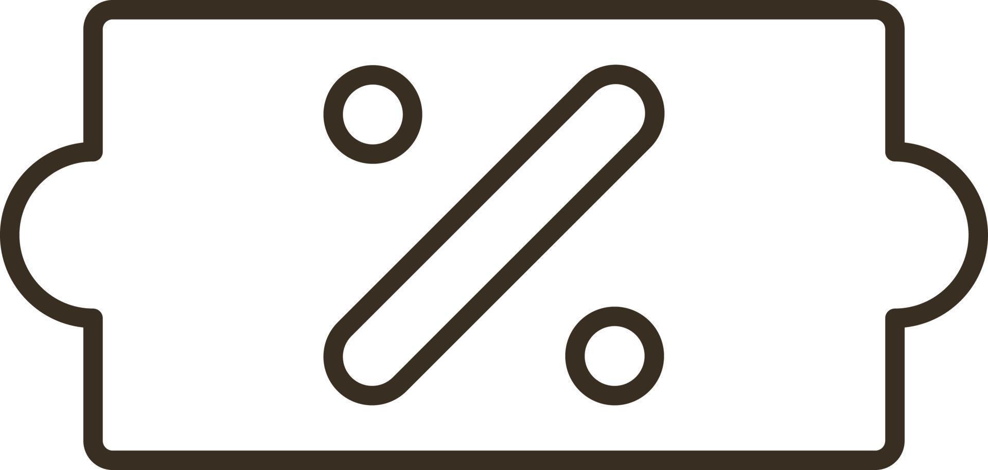 Linie Vektor Symbol Etikett, Preis, Verkauf. Gliederung Vektor Symbol auf Weiß Hintergrund