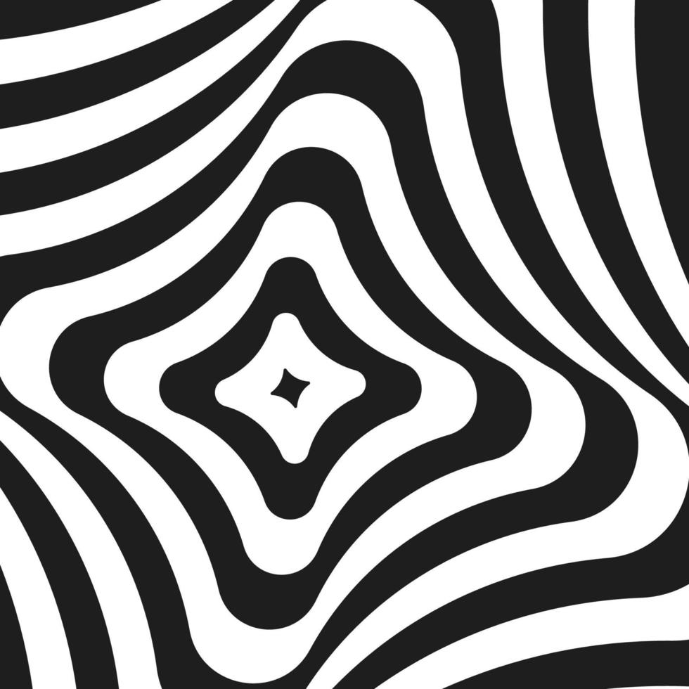 psychedelisch Stil von abstrakt groovig Hintergrund Vektor Illustration