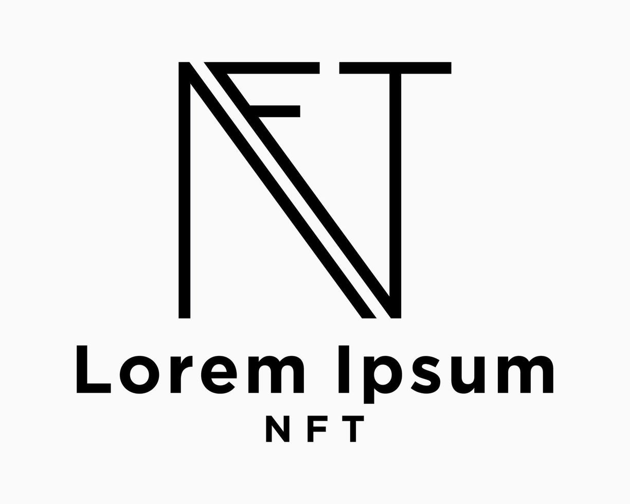 uppsättning brev akter- nft monogram linje tunn skönhet stil elegant lyx enkel rena varumärke design vektor