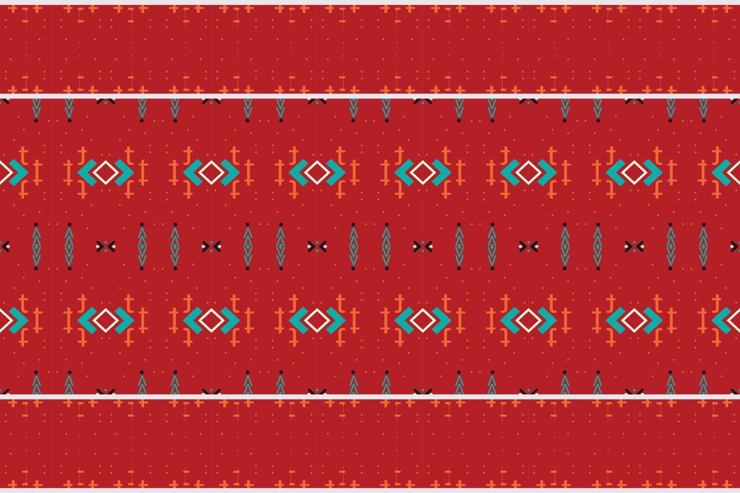 ethnisch Streifen Stammes- Kreuz geometrisch traditionell ethnisch orientalisch Design zum das Hintergrund. Volk Stickerei, indisch, skandinavisch, Zigeuner, Mexikaner, afrikanisch Teppich, Teppich. vektor