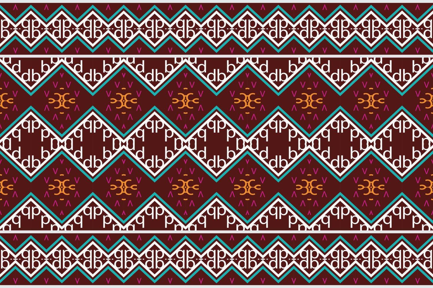 etnisk sömlös stam- bakgrund geometrisk traditionell etnisk orientalisk design för de bakgrund. folk broderi, indian, skandinaviska, zigenare, mexikansk, afrikansk matta, matta. vektor