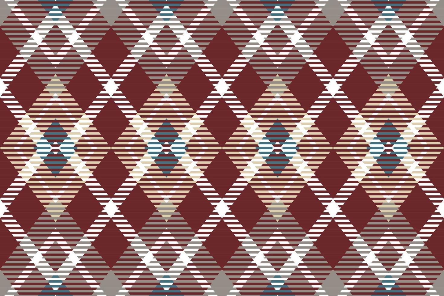Büffel Plaid Muster nahtlos Textil- ist gemacht mit abwechselnd Bands von farbig Vor gefärbt Fäden gewebte wie beide Kette und Schuss beim richtig Winkel zu jeder andere. vektor