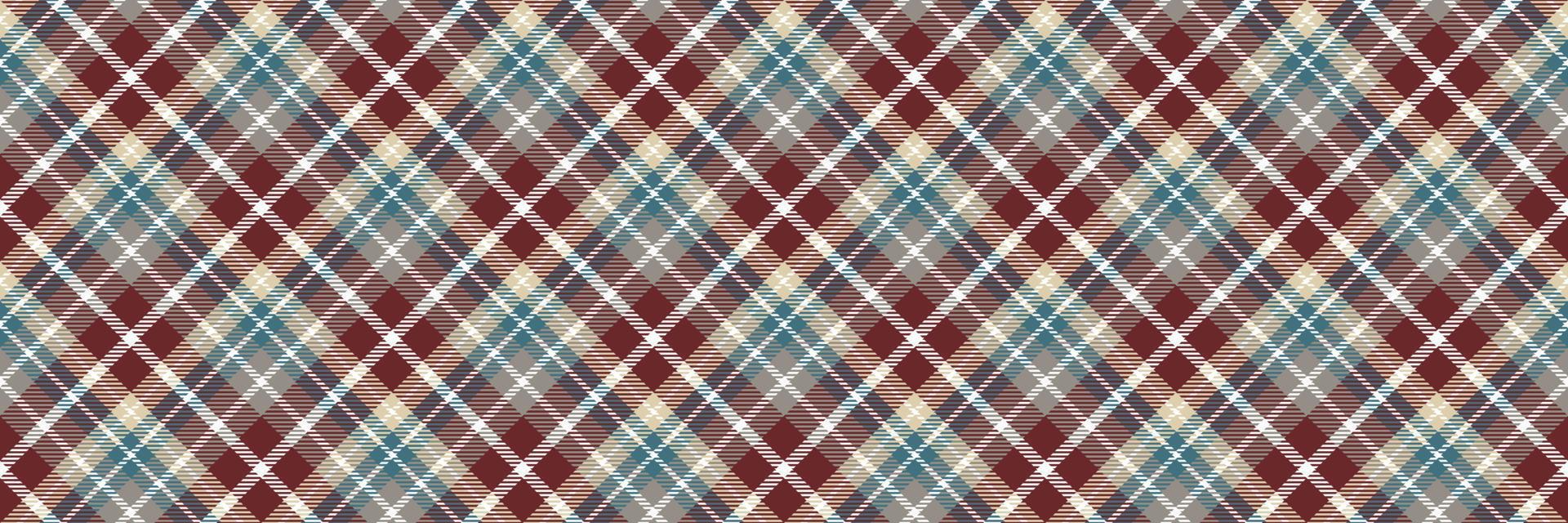 Tartan Muster nahtlos ist ein gemustert Stoff bestehend aus von criss gekreuzt, horizontal und Vertikale Bands im mehrere Farben.Plaid nahtlos zum Schal, Schlafanzug, Decke, Bettdecke, Kilt groß Schal. vektor