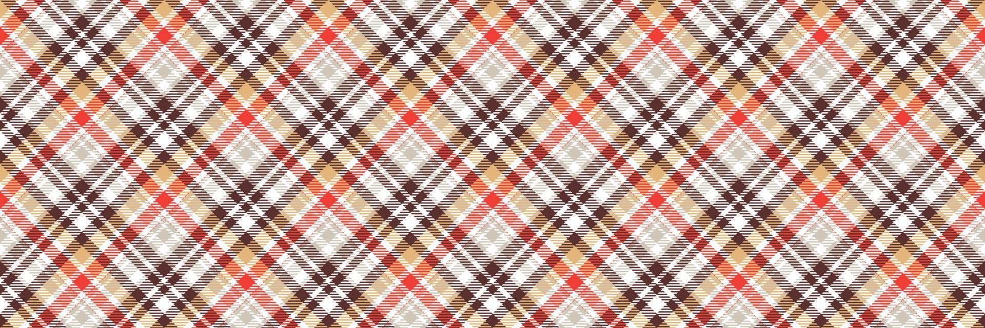 prüfen Plaid Muster nahtlos ist ein gemustert Stoff bestehend aus von criss gekreuzt, horizontal und Vertikale Bands im mehrere Farben.Plaid nahtlos zum Schal, Schlafanzug, Decke, Bettdecke, Kilt groß Schal. vektor