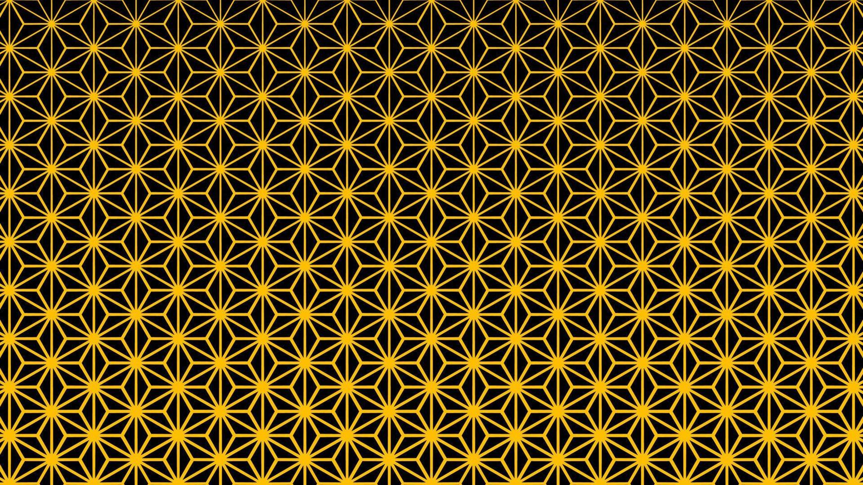 schön Gelb islamisch Muster auf schwarz Hintergrund, Ramadan Hintergrund Vektor