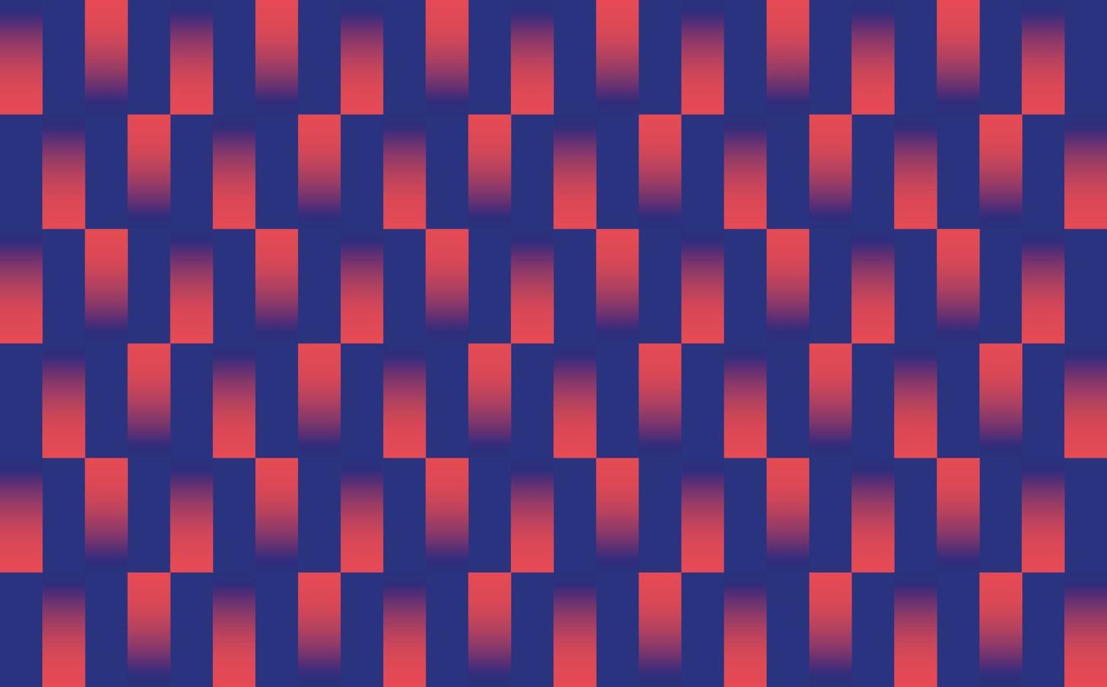 röd och blå skuggig rektanglar abstrakt mönster. sömlös mönster för tapet, bakgrund, och omslag. vektor