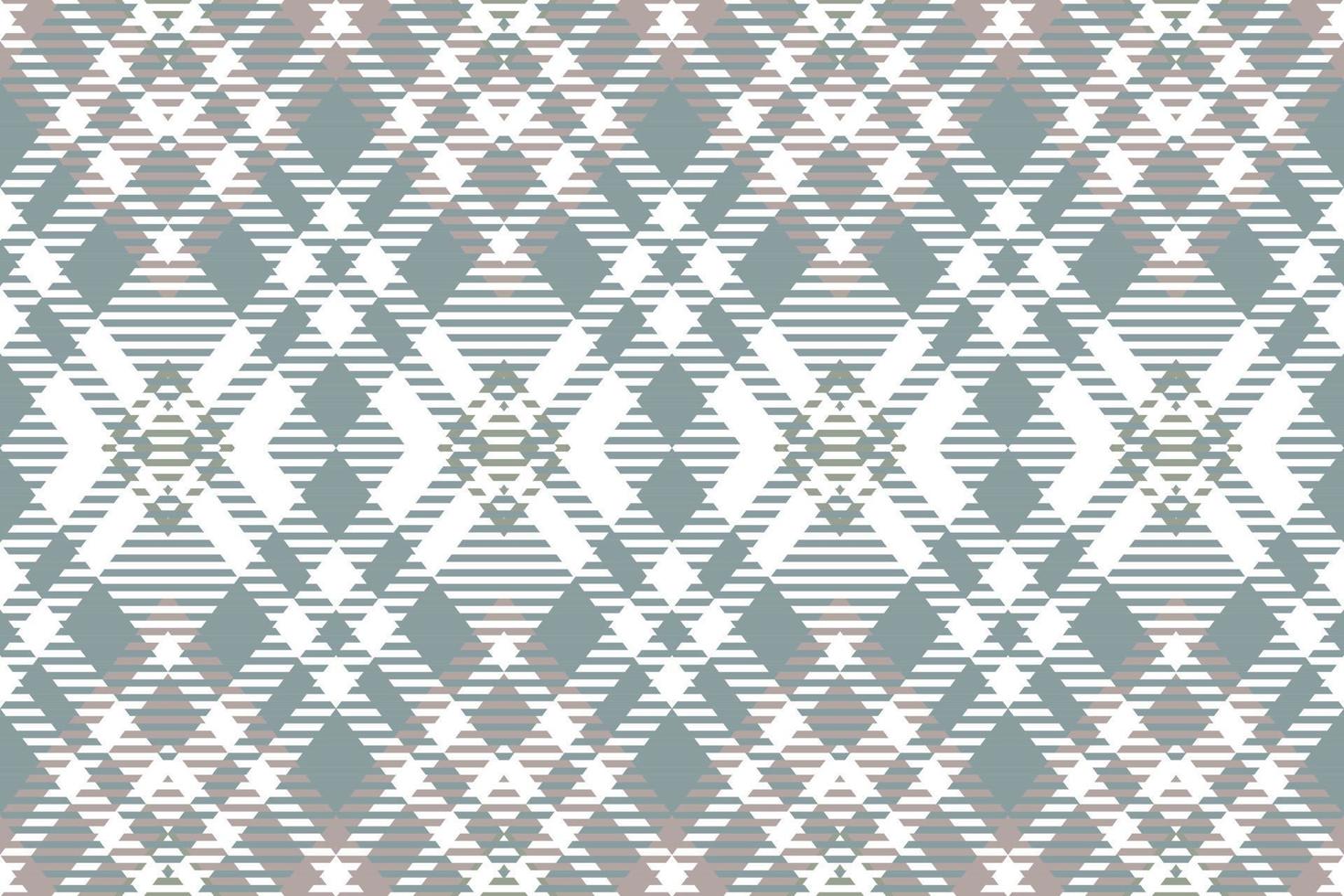 Das nahtlose Textil mit abstraktem Schottenmuster wird in einem einfachen Twill gewebt, zwei über zwei unter der Kette, wobei bei jedem Durchgang ein Faden vorgeschoben wird. vektor