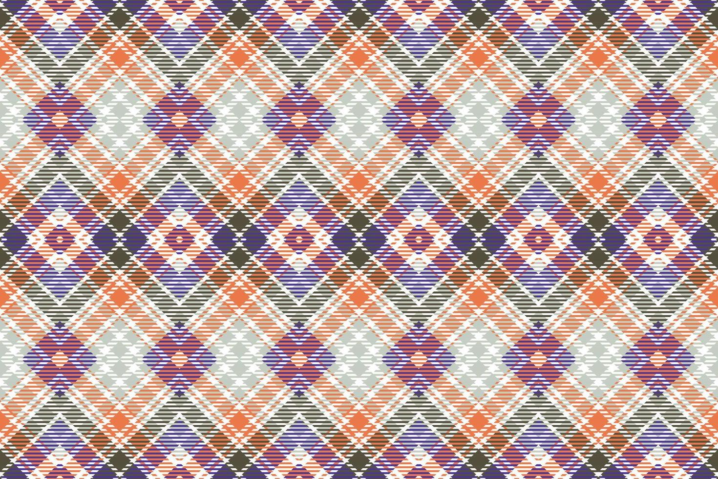 Vektor Plaid nahtlos Muster ist ein gemustert Stoff bestehend aus von criss gekreuzt, horizontal und Vertikale Bands im mehrere Farben.Plaid nahtlos zum Schal, Schlafanzug, Decke, Bettdecke, Kilt groß Schal.