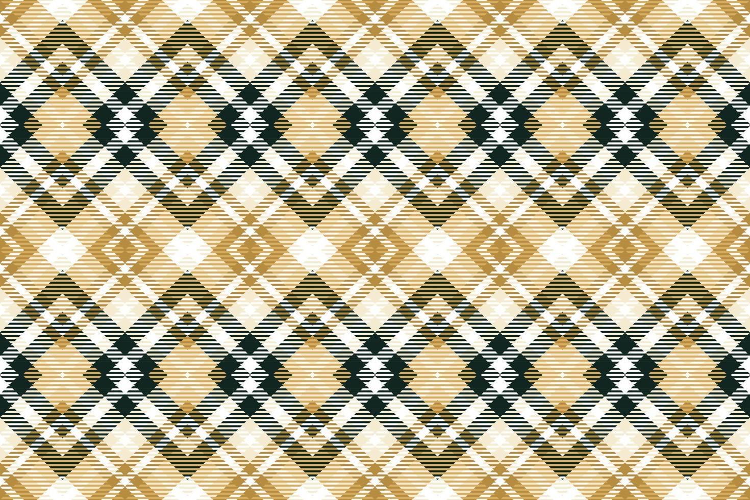 Scott Tartan Muster ist ein gemustert Stoff bestehend aus von criss gekreuzt, horizontal und Vertikale Bands im mehrere Farben.Plaid nahtlos zum Schal, Schlafanzug, Decke, Bettdecke, Kilt groß Schal. vektor