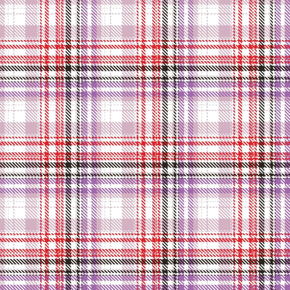 prüfen einfach Plaid Muster nahtlos ist ein gemustert Stoff bestehend aus von criss gekreuzt, horizontal und Vertikale Bands im mehrere Farben.nahtlos Tartan zum Schal, Schlafanzug, Decke, Bettdecke, Kilt groß vektor