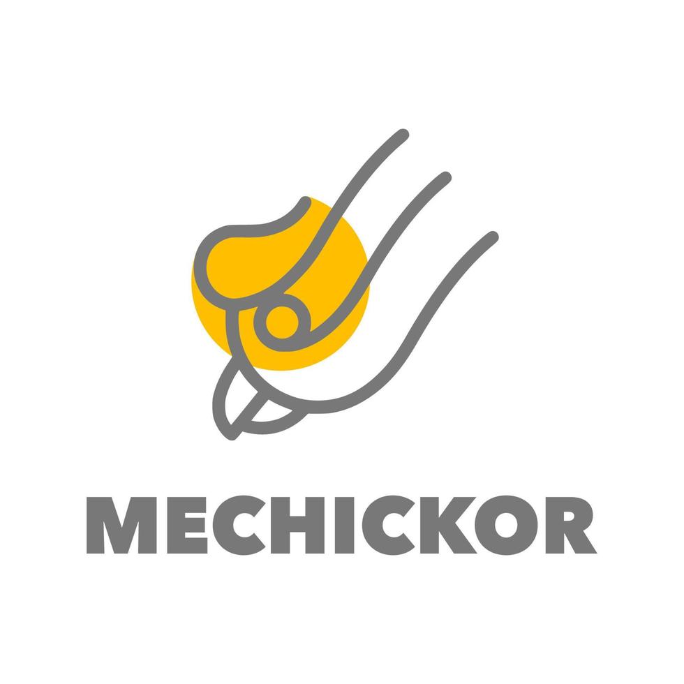 Hähnchen einfach Logo vektor