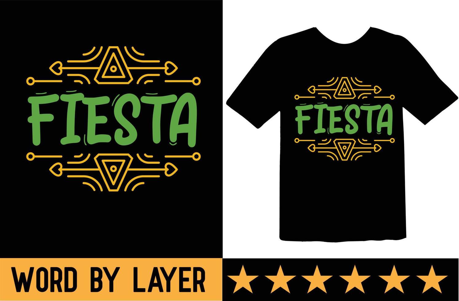 Fiesta svg t Hemd Design vektor