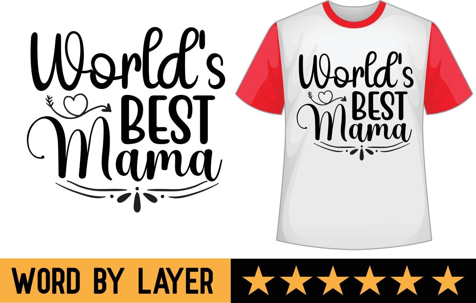 Welt Beste Mutter svg t Hemd Design vektor