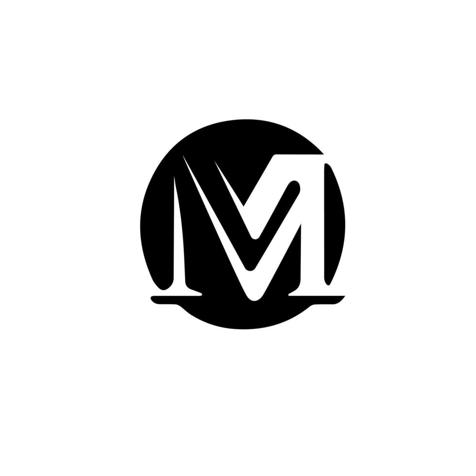 brev m logotyp ikon eller logotyp design mall. kreativ symbol, ikon vektor illustration