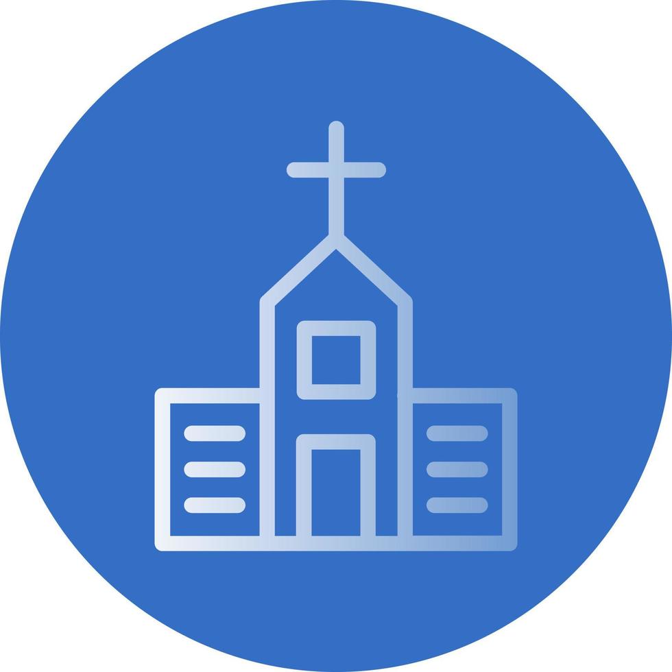 Kirche-Vektor-Icon-Design vektor