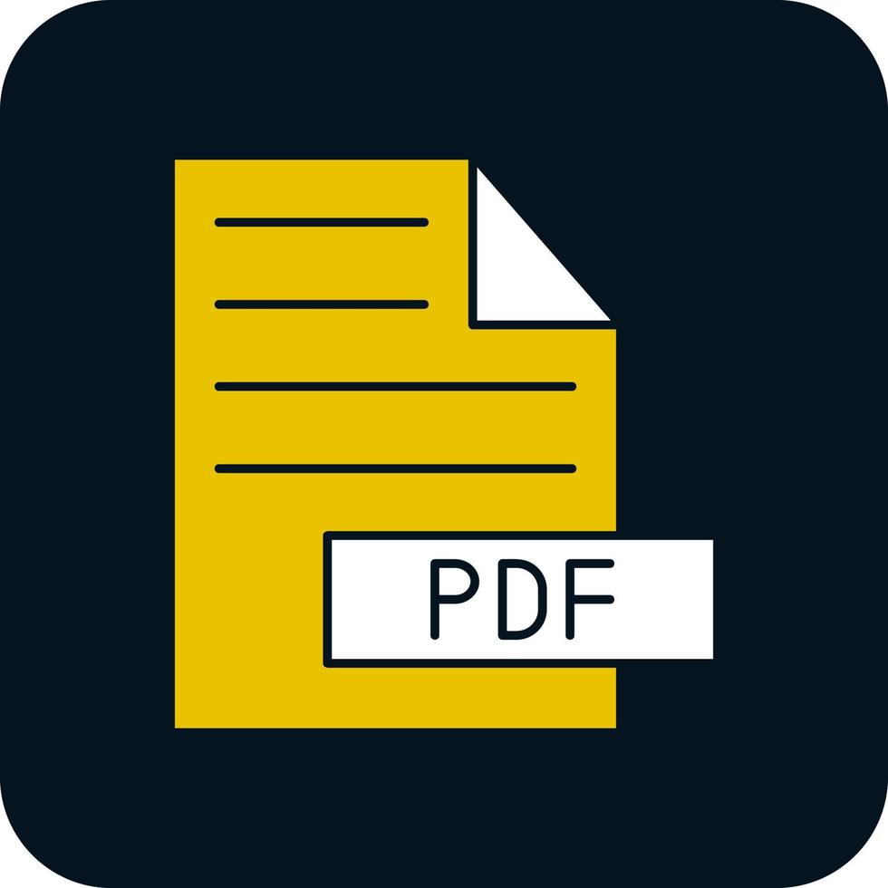 Pdf-Vektor-Icon-Design vektor