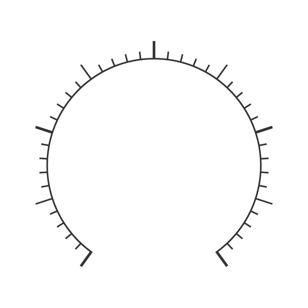 runden Messung Rahmen von Druck Meter, Manometer, Barometer, Tachometer, Tonometer, Thermometer, Navigator oder Indikator Werkzeug. Grad Instrumententafel Vorlage vektor