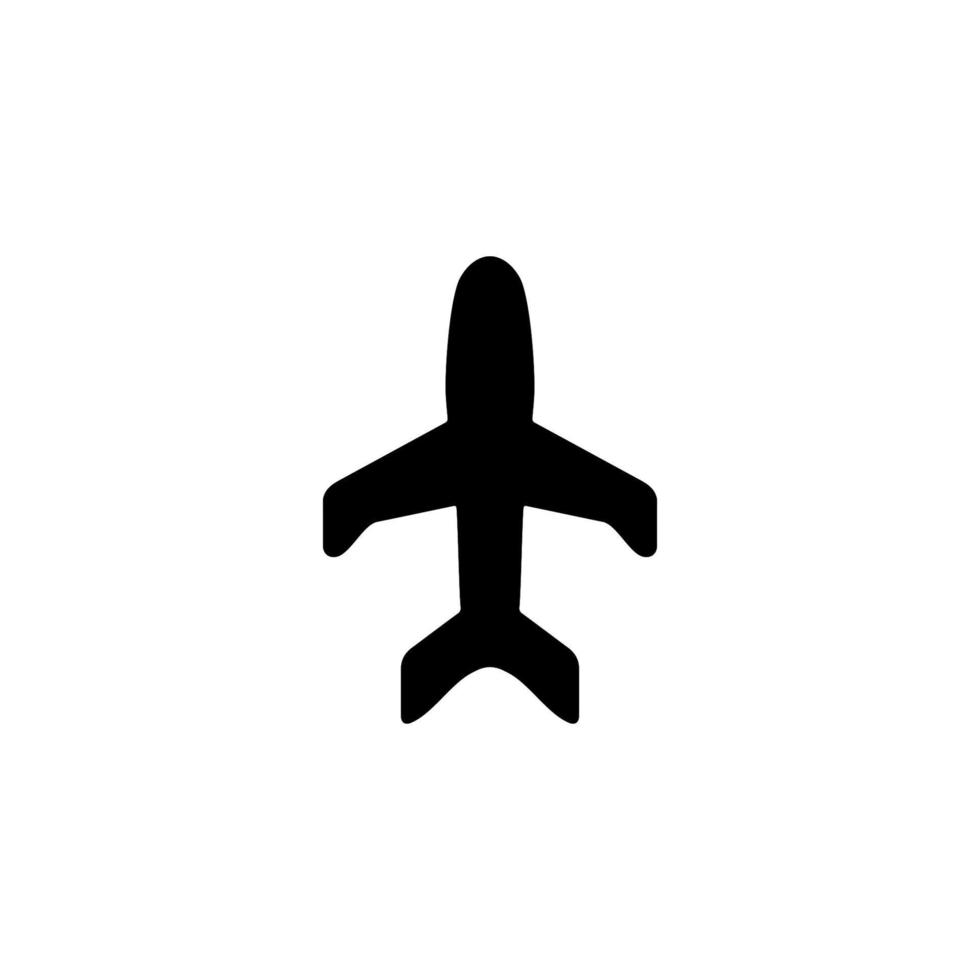 Flugzeug Symbol. einfach Stil Reise Agentur Poster Hintergrund Symbol. Flugzeug Marke Logo Design Element. Flugzeug T-Shirt Drucken. Vektor zum Aufkleber.