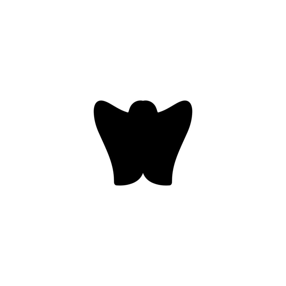 fladdermus ikon. enkel stil halloween Semester affisch bakgrund symbol. fladdermus varumärke logotyp design element. fladdermus t-shirt utskrift. vektor för klistermärke.