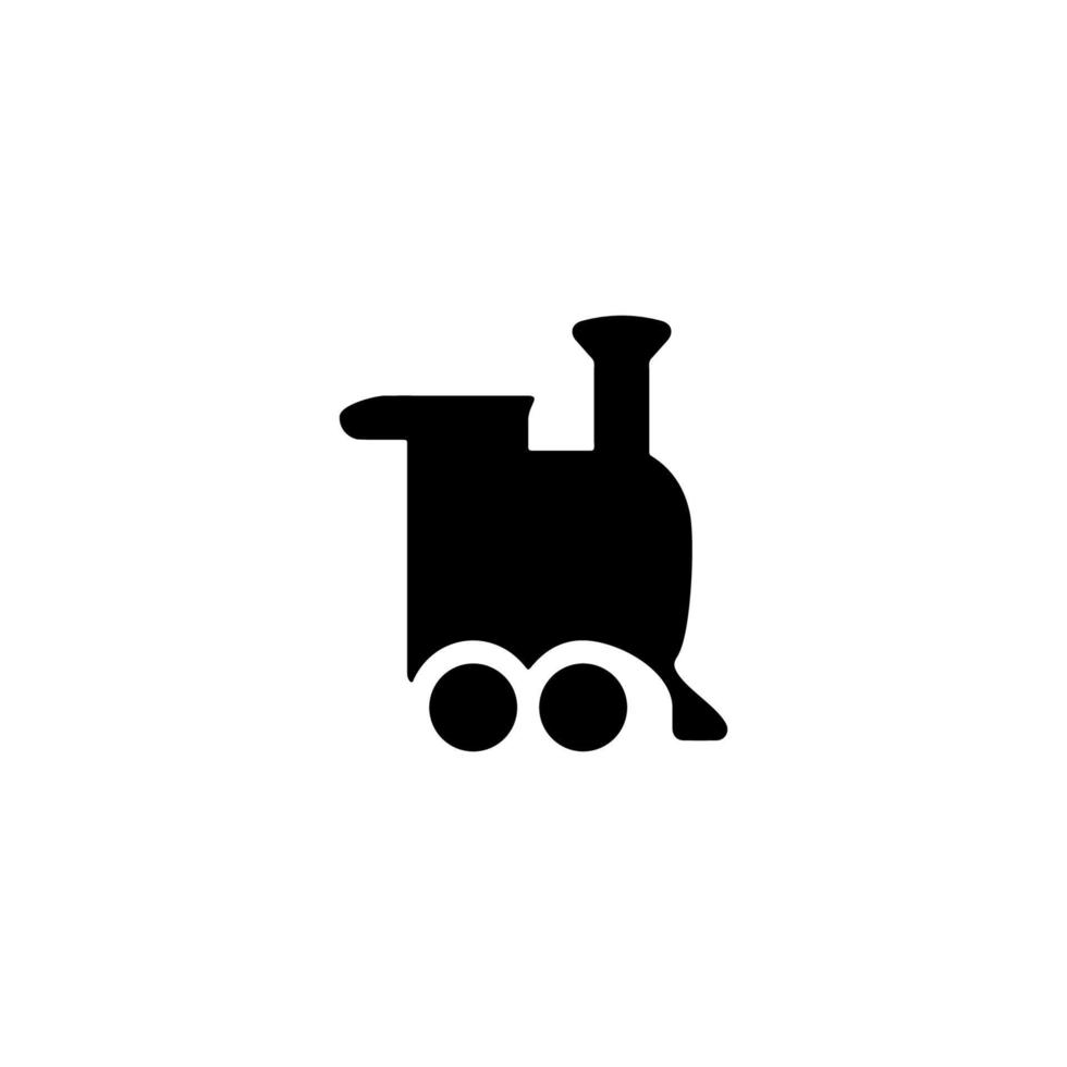 tåg ikon. enkel stil tåg biljett affisch bakgrund symbol. tåg varumärke logotyp design element. tåg t-shirt utskrift. vektor för klistermärke.