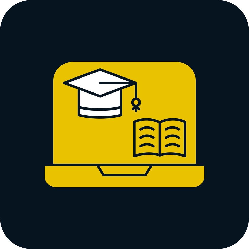 E-Learning-Vektor-Icon-Design vektor