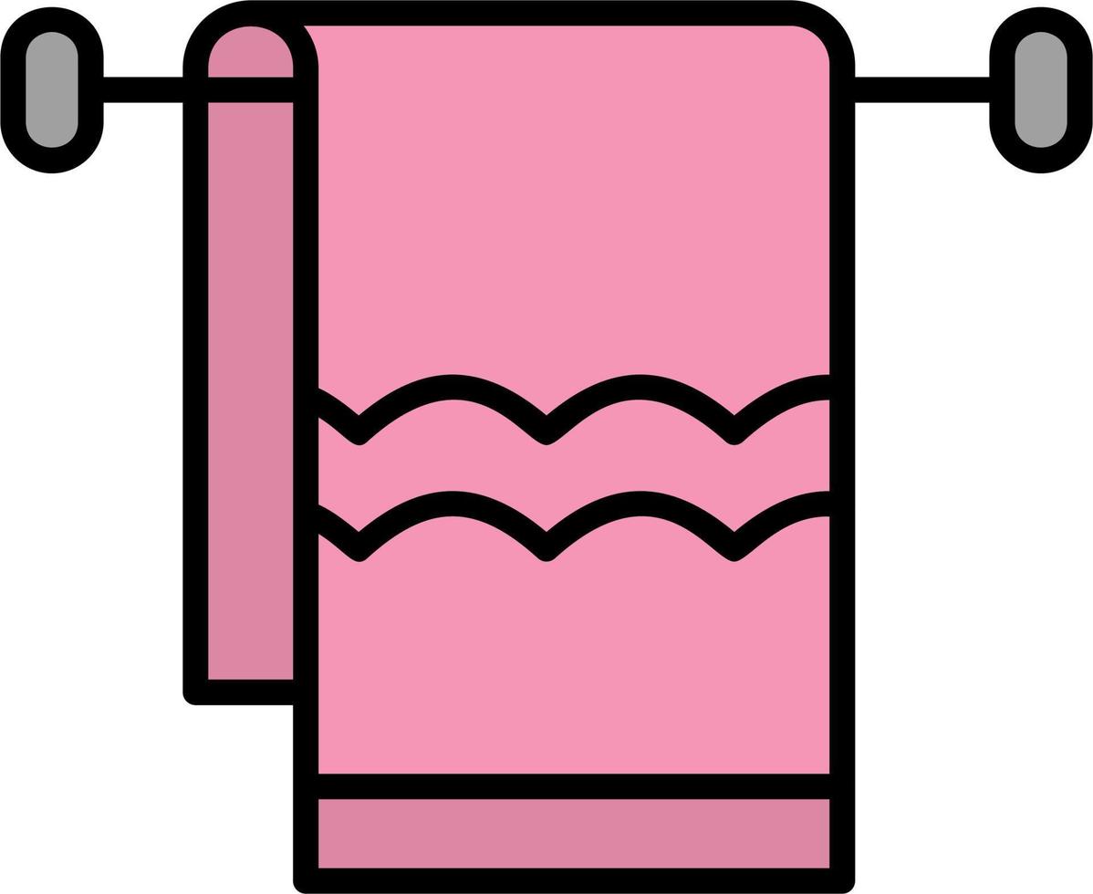 Handtuch-Vektor-Symbol vektor