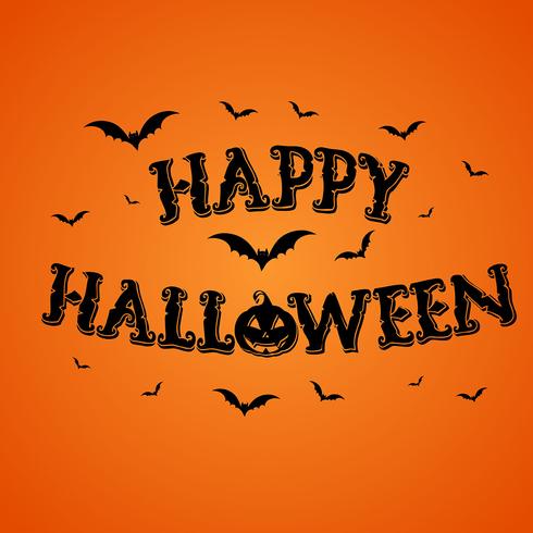 Happy Halloween Hintergrund vektor