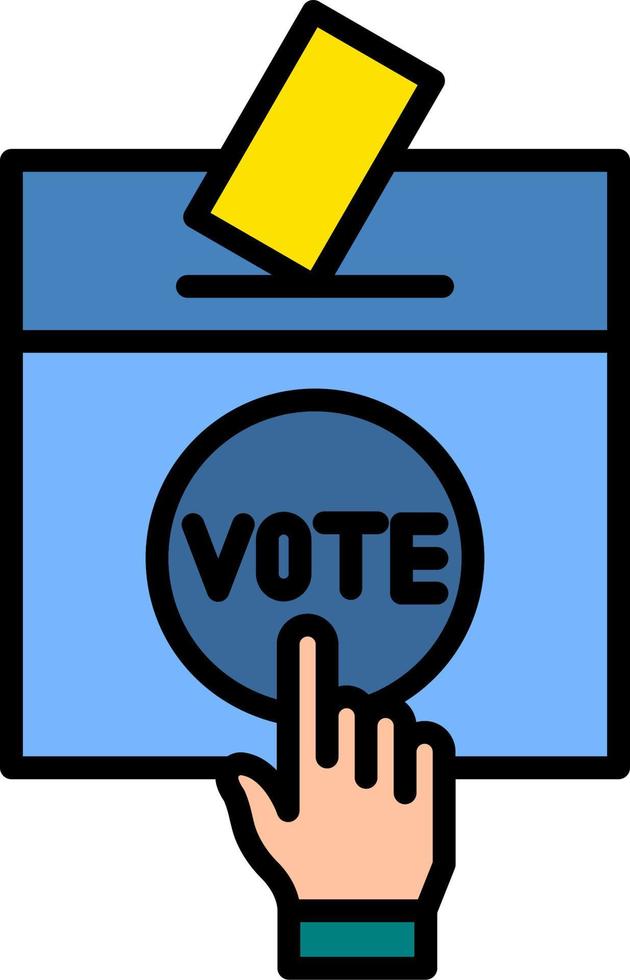 Abstimmung Besetzung Vektor Symbol
