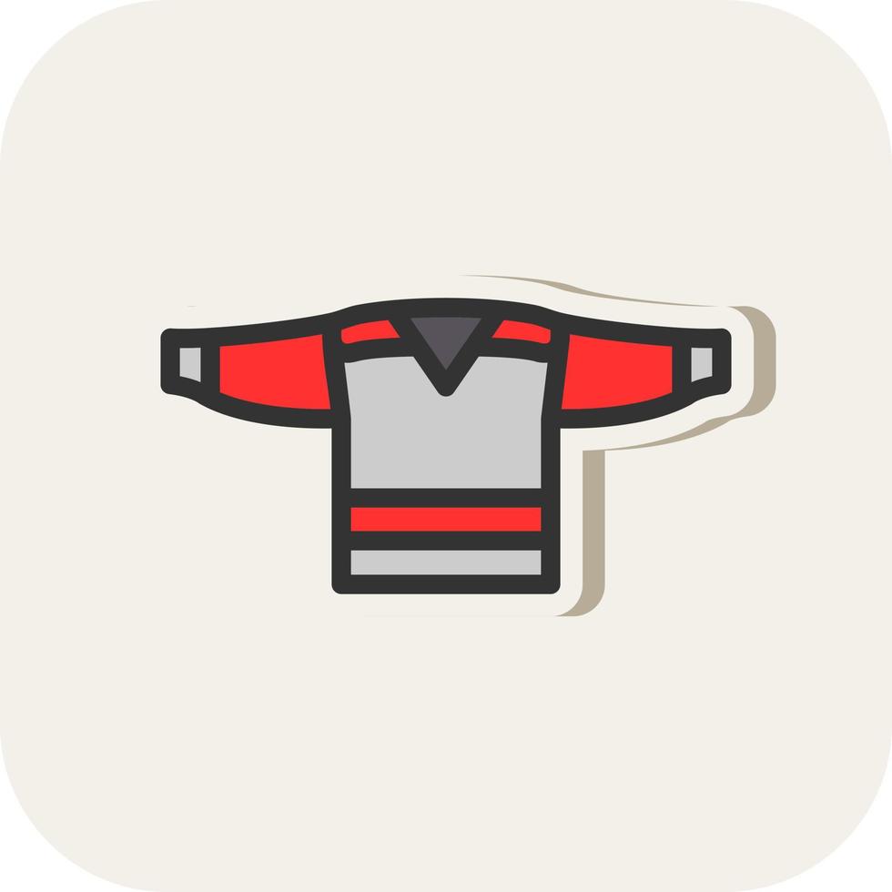 Hockey-Trikot-Vektor-Icon-Design vektor