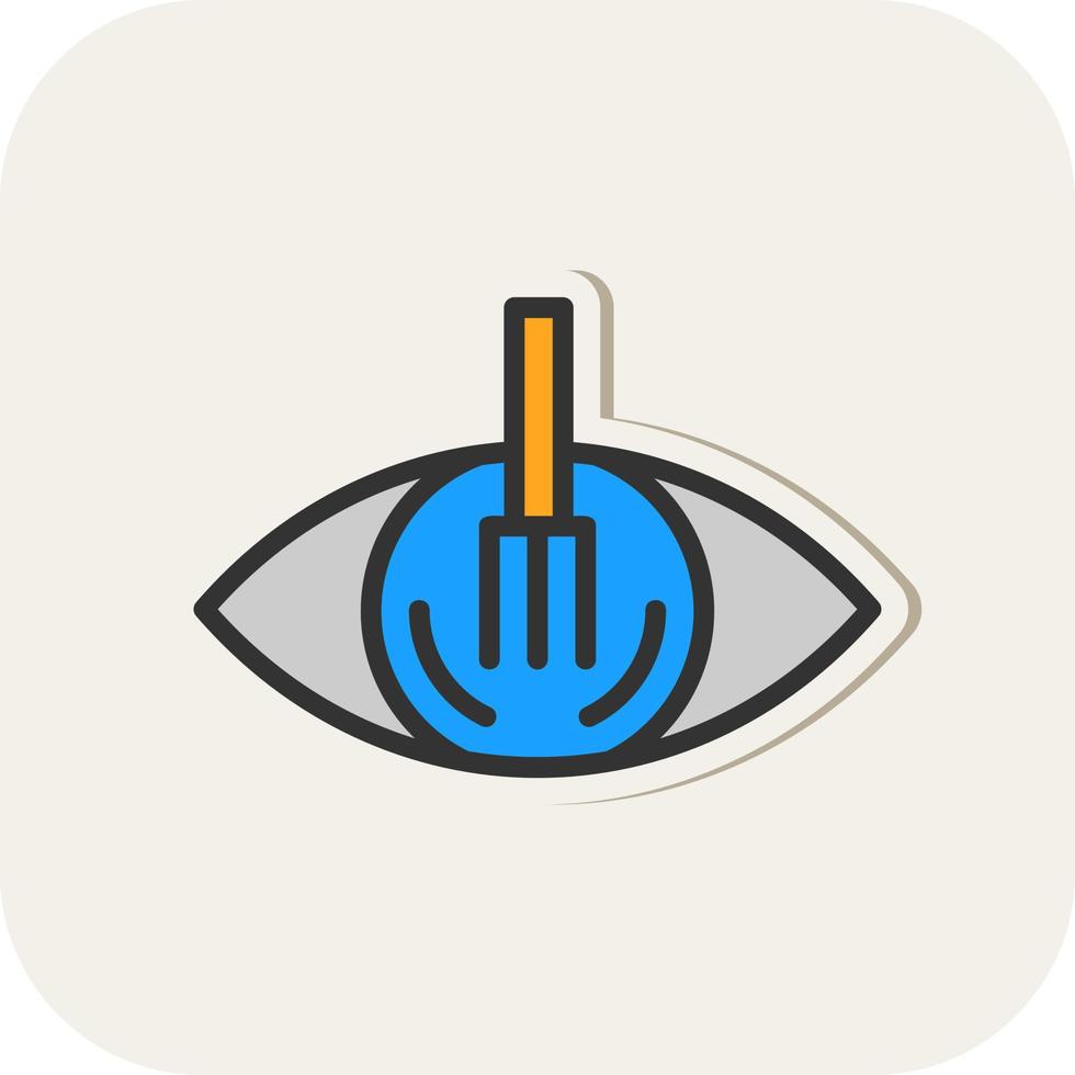 Auge Löffel Vektor Icon Design