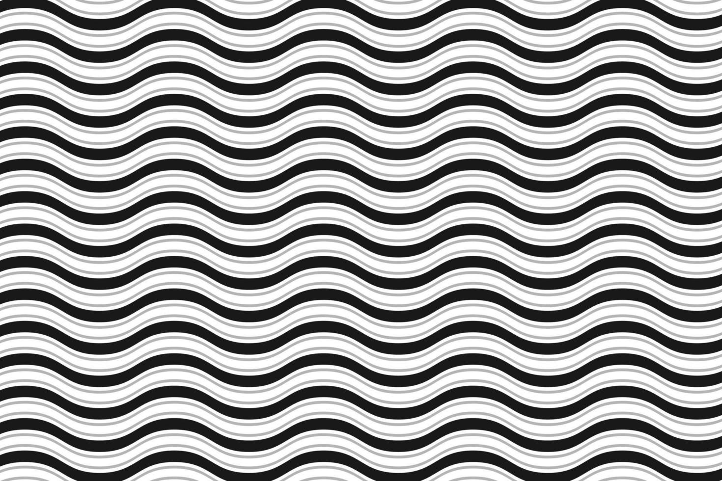 schwarz und Weiß diagonal Gerade Welle Muster Design. vektor