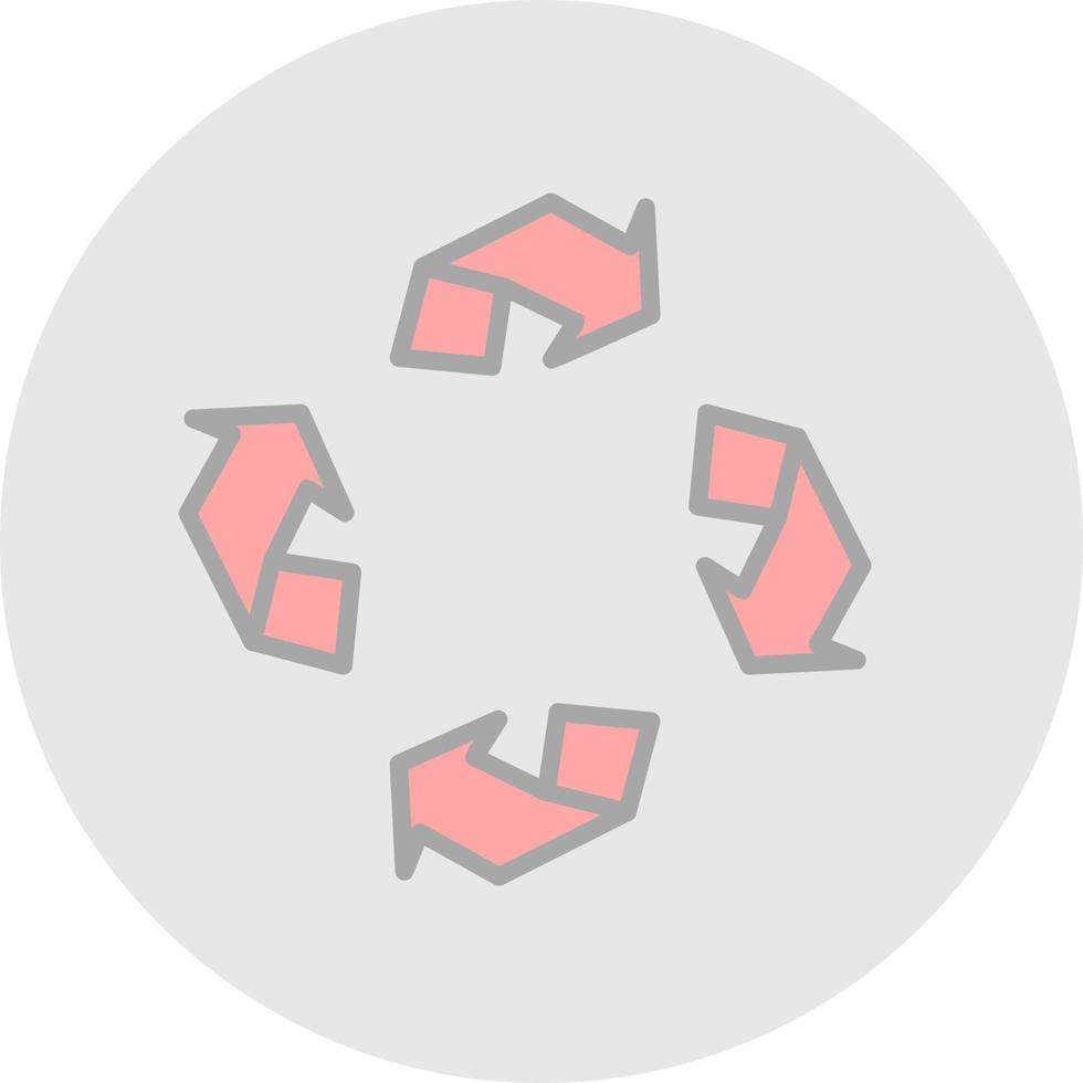 Recycling-Vektor-Icon-Design vektor