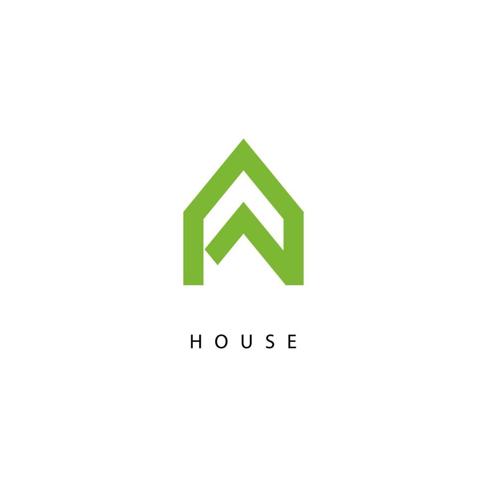 sauber Haus Logo zum echt Nachlass Unternehmen vektor