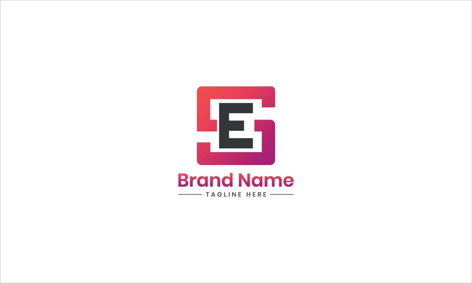 se Logo, Brief se, se Brief Logo Design Vektor mit Gradient Farben. se Brief Logo Design. Initiale Briefe es Logo Symbol. abstrakt Brief se Logo Logo Design Vorlage. es Logo Profi Vektor