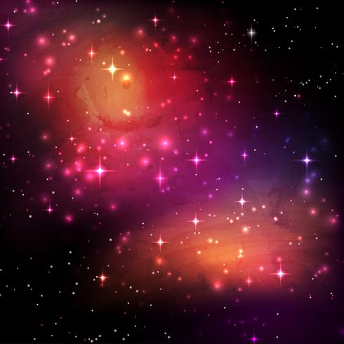 Space galax bakgrund vektor