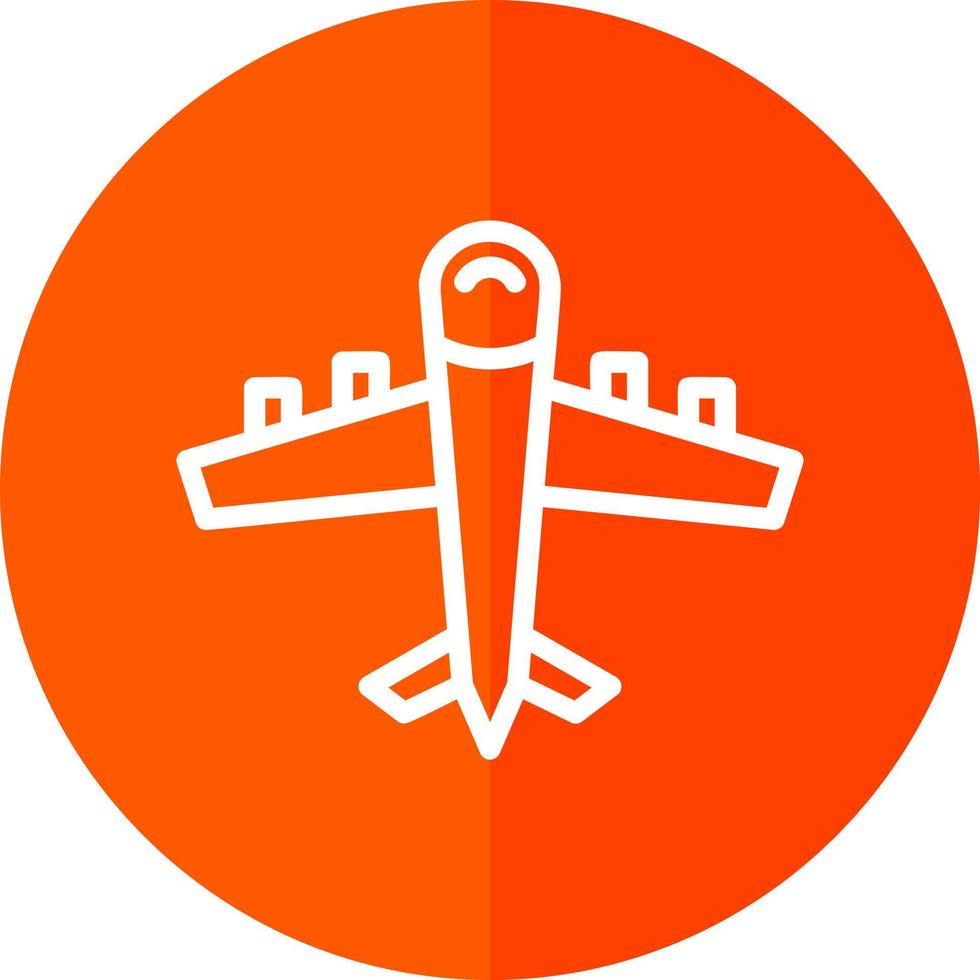 Flugzeug-Vektor-Icon-Design vektor