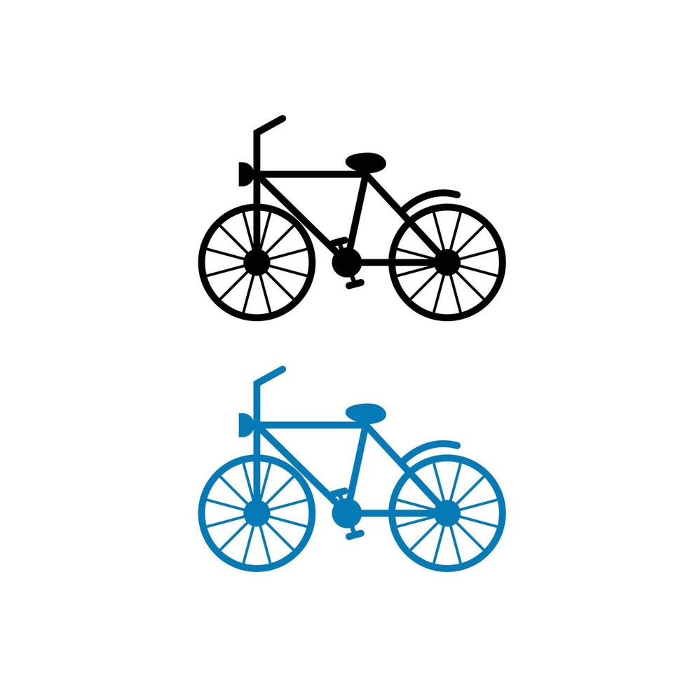 cykel logotyp ikon illustration färgrik och konturcykel logotyp ikon illustration färgrik och översikt vektor